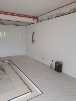 环湖路小区泥作工程完毕