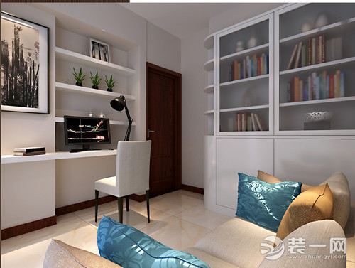昆明装修公司设计书房效果图