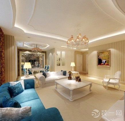 典雅欧式浪漫三居室装修效果图